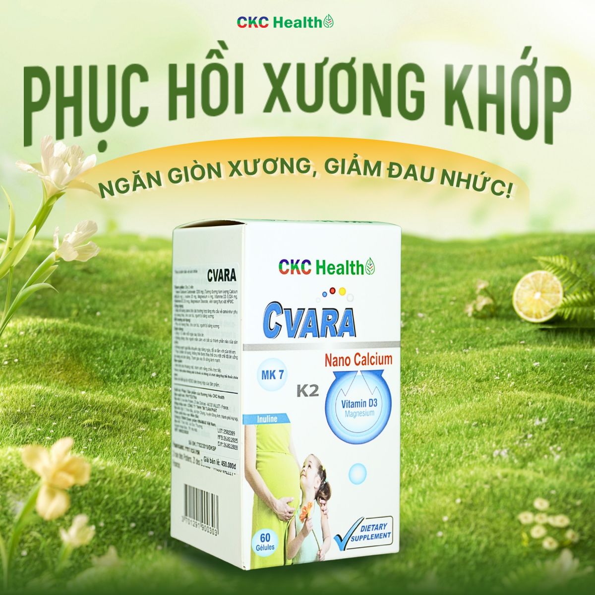 PHỤC HỒI XƯƠNG KHỚP – GIẢM ĐAU NHỨC – NGĂN GIÒN XƯƠNG